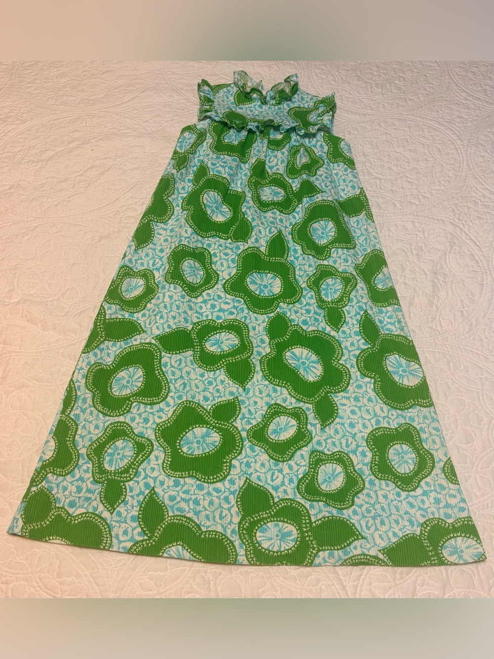 Vintage 60/70’s Liberty House Nalii Honolulu Girls Floral Maxi Dress